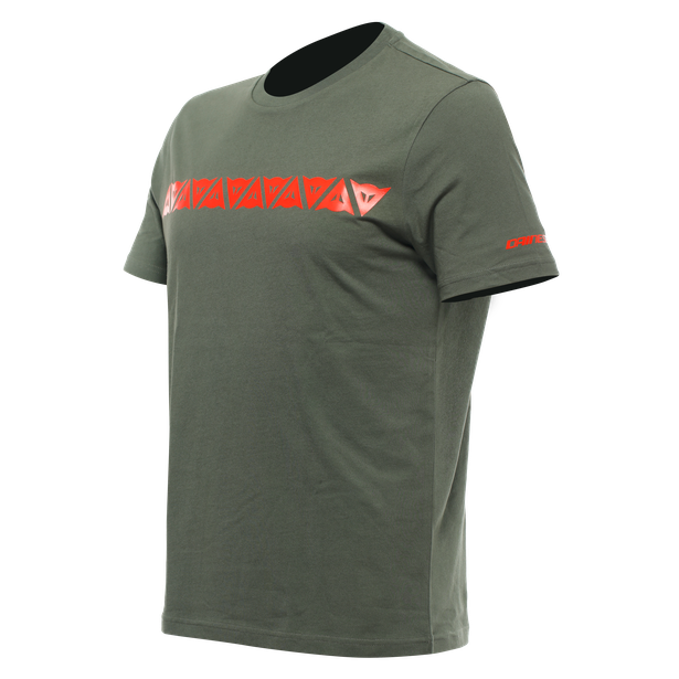 dainese-t-shirt-stripes-climbing-ivy-fluo-red image number 0