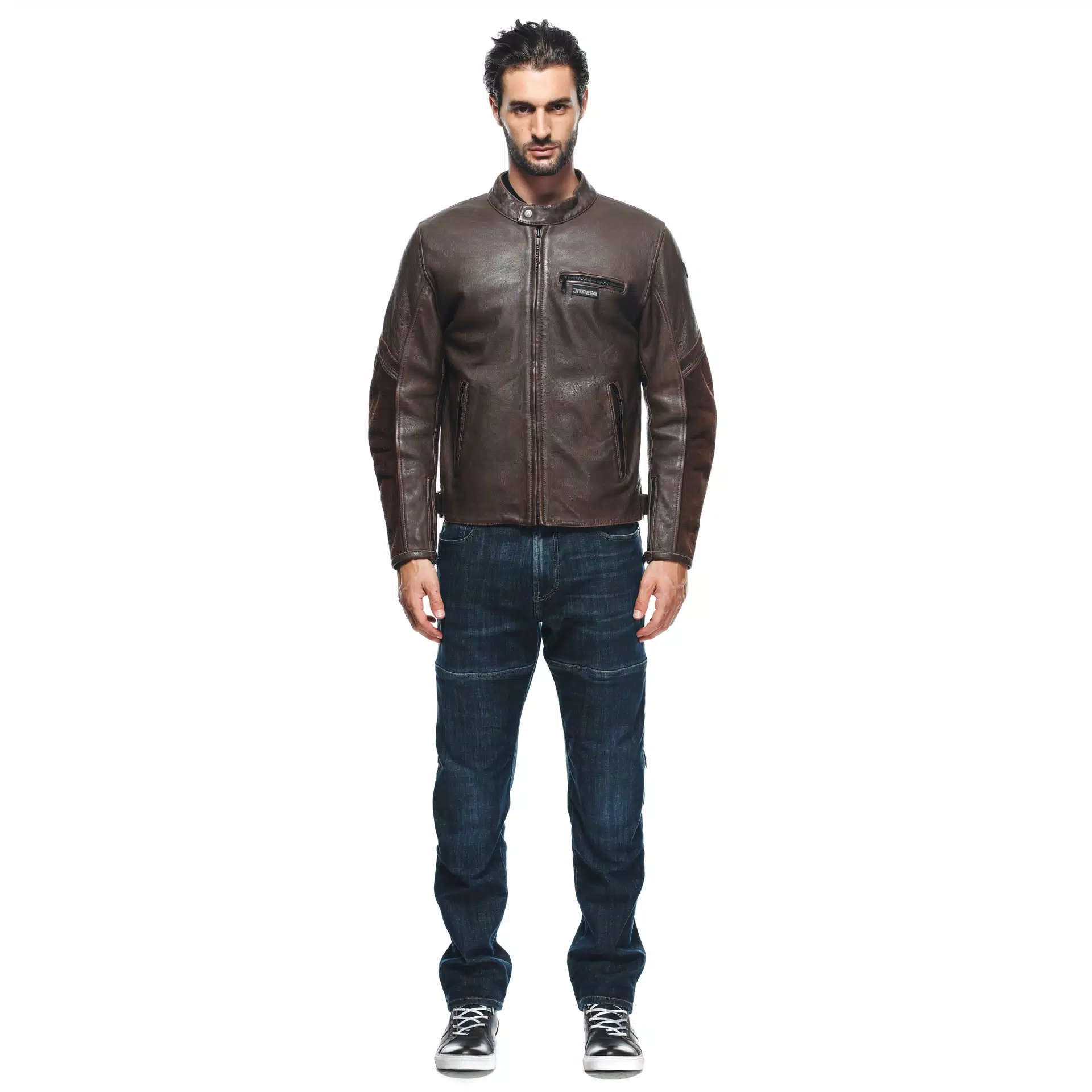 MERAK - MEN'S MOTORCYCLE LEATHER JACKET | TOBACCO | Dainese MERAK - MEN'S MOTORCYCLE LEATHER JACKET | TOBACCO | Dainese