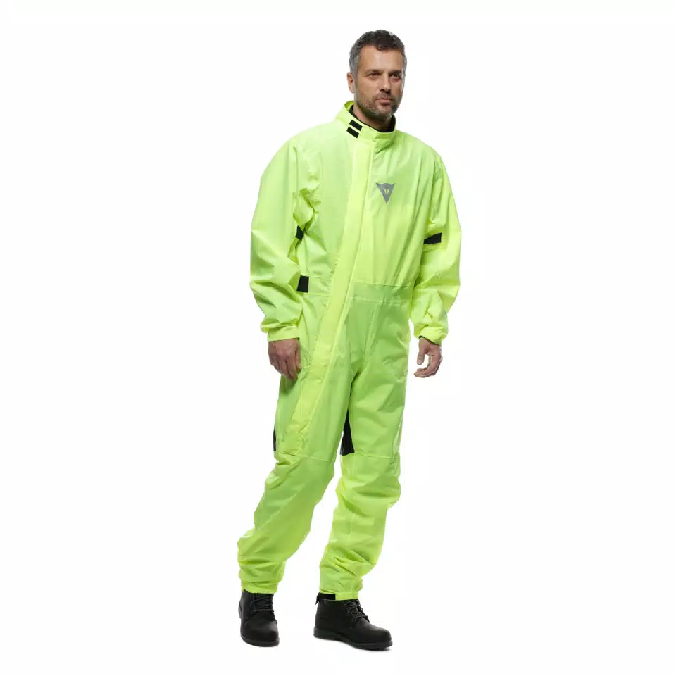 ULTRALIGHT RAIN TRAJE IMPERMEABLE MOTO - FLUOYELLOW - 3