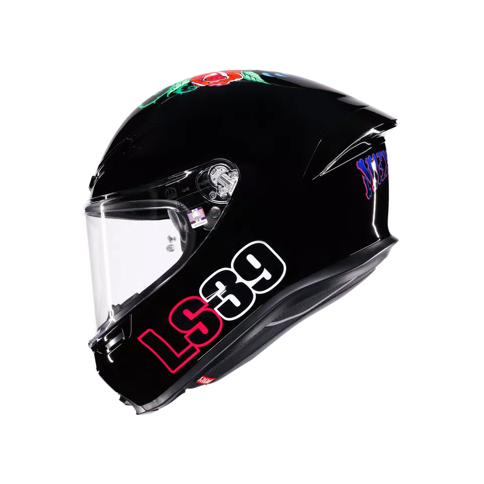 K6 S SALOM TRIBUTE - MOTORBIKE FULL FACE HELMET DOT (E2206) -  - 4
