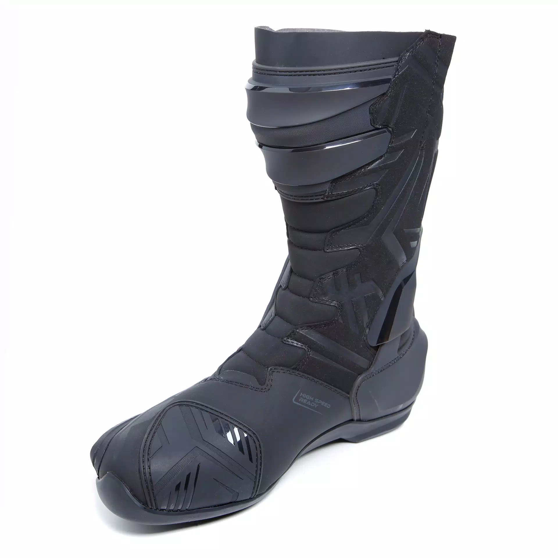 S-TR1 WP MEN'S WATERPROOF MOTORCYCLE BOOTS - BLACK