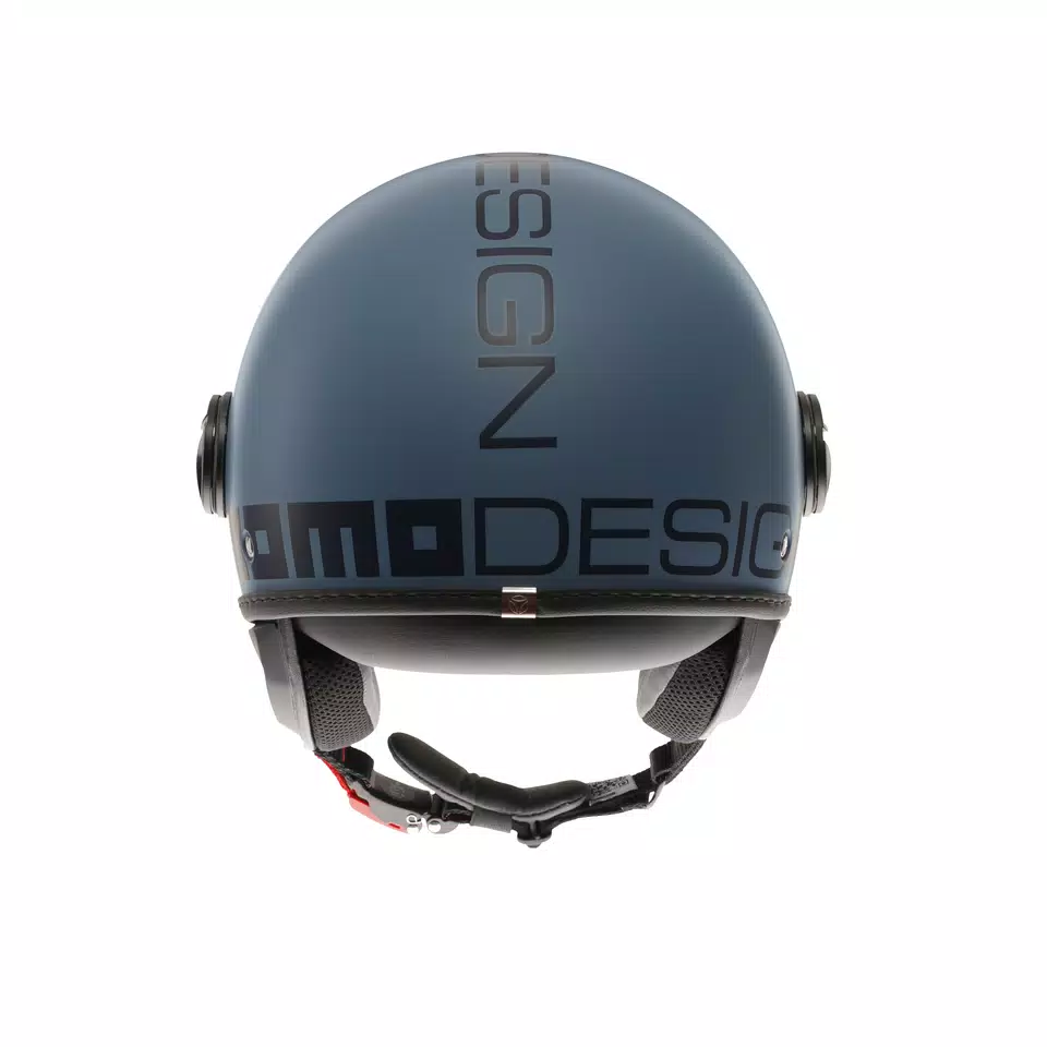 MOMODESIGN FGTR CLASSIC MATT DUSTY BLUE / BLUE - JET HELMET WITH VISOR E2206 -  - 5