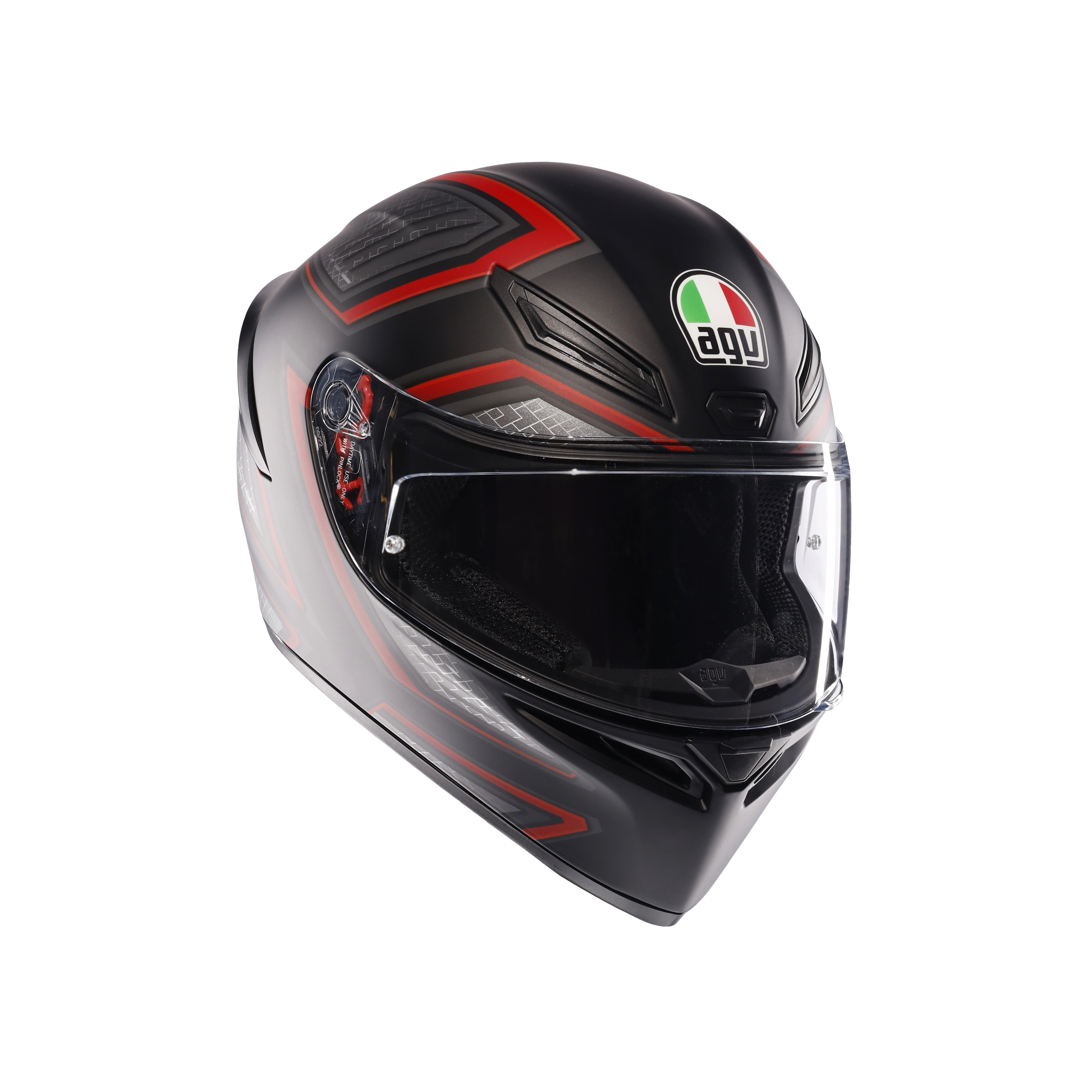 AGV K-1sフルフェイスヘルメット ブラック/レッド AGV AGV(エージーブイ) K1 S WARMUP MATT BLACK/RED (ウォームアップ