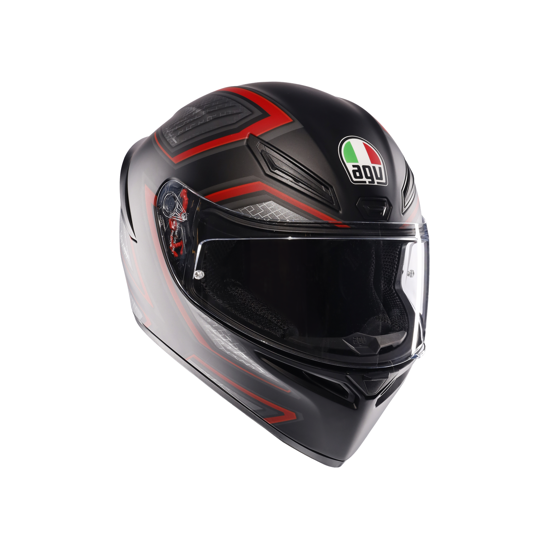 AGV K1 017-SHIFT BLACK／RED AGV K1 S Sling Helmet