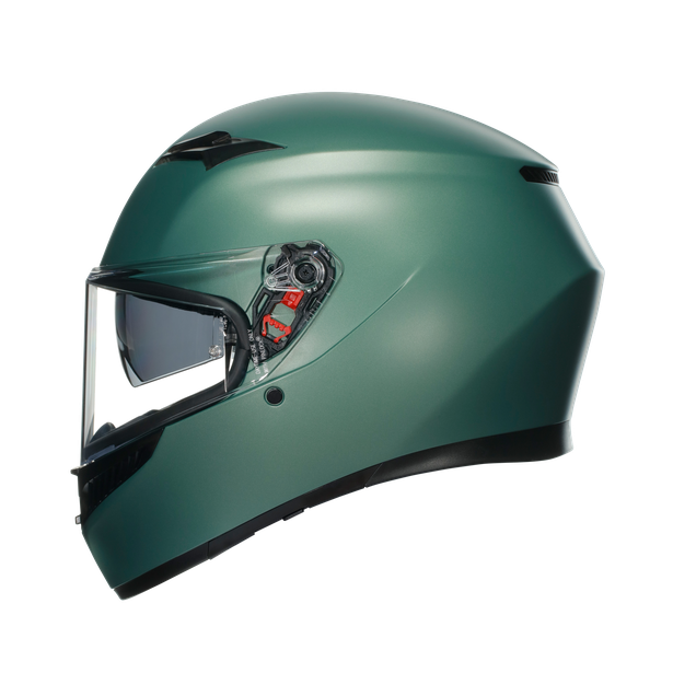k3-mono-matt-salvia-green-motorbike-full-face-helmet-e2206 image number 3
