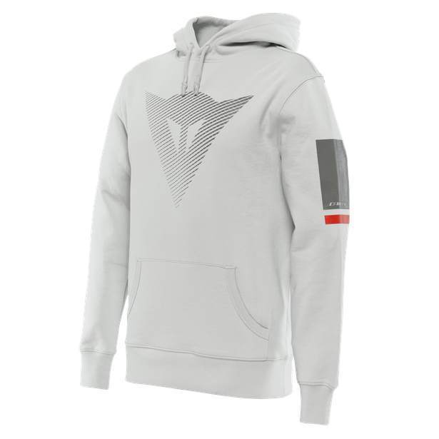 FADE HOODIE GLACIER-GRAY/DARK-GRAY/RED-