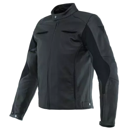 RAZON 2 - MEN'S MOTORCYCLE LEATHER JACKET - BLACK - 1