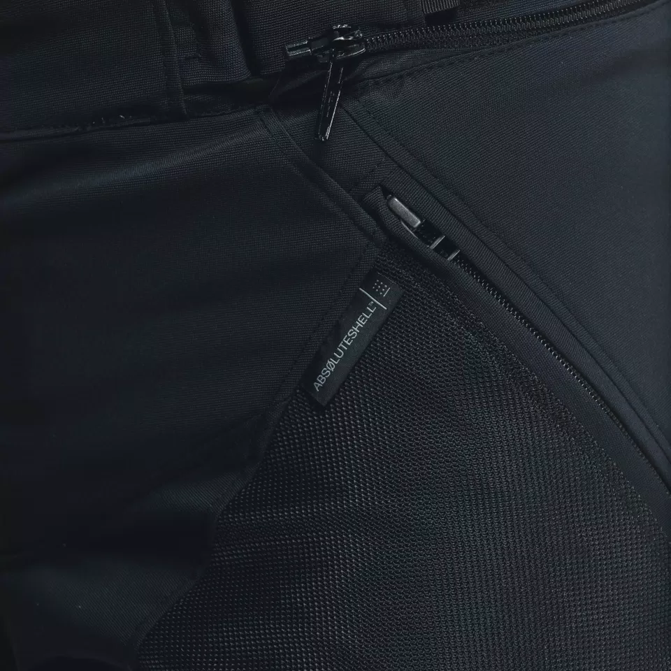 DRAKE 2 AIR ABSØLUTESHELL - MEN'S WATERPROOF MOTORCYCLE SUMMER PANTS - BLACK/RED-FLUO - 7