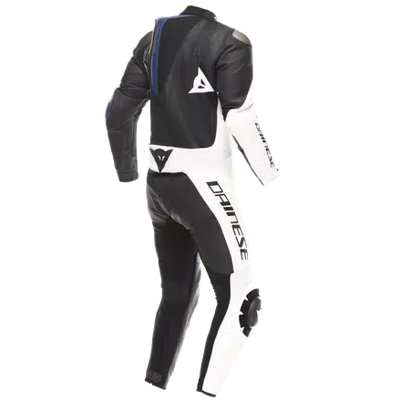 DEMON SPRINT PERF 1PC LEATHER SUIT - BLACK/WHITE/RED-LAVA - 2