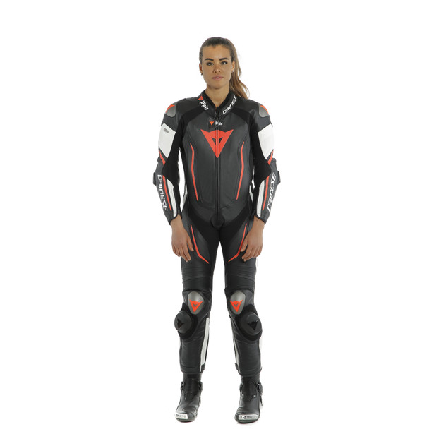 misano-2-d-air-lady-perf-1pc-suit-black-white-fluo-red image number 23