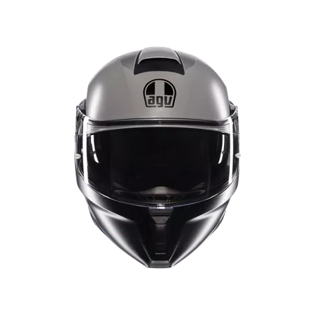 STREETMODULAR RESIA MATT GREY/BLACK/YEL FLUO - MOTORBIKE FLIP UP HELMET E2206 -  - 2