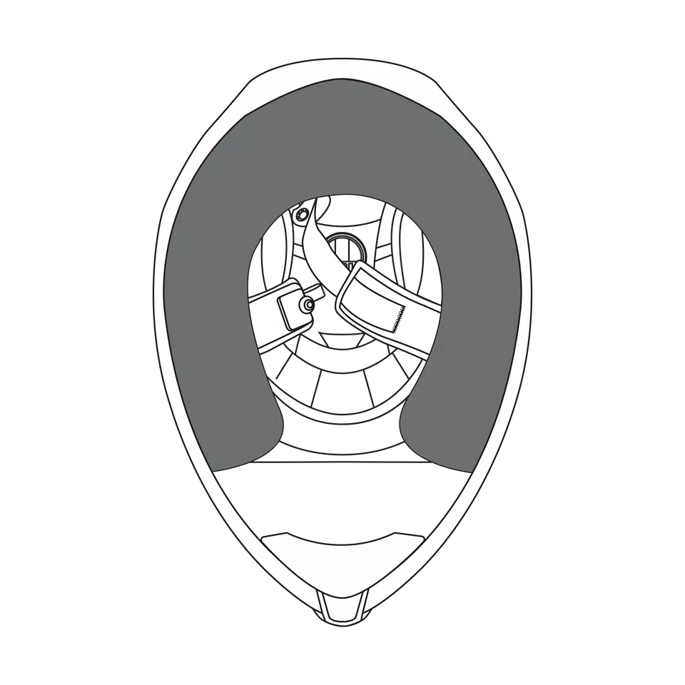 AGV CHEEK PADS COMPACT ST/NUMO EVO ST (XS) - NEUTRAL -  - 1