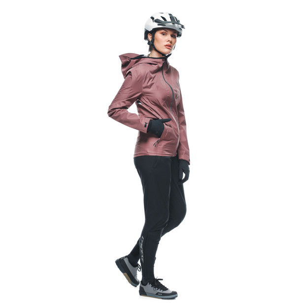 hgc-shell-light-women-s-waterproof-bike-jacket-rose-taupe image number 2
