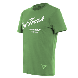PADDOCK TRACK T-SHIRT GREEN/WHITE- 