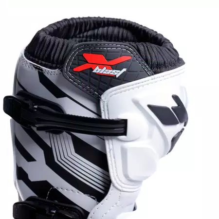 X-BLAST BOTAS MOTO HOMBRE - NEGRO/BLANCO/ROJO -  - 5