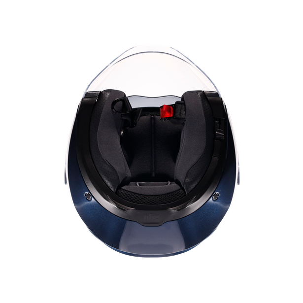 irides-mono-profondo-blue-motorbike-open-face-helmet-e2206 image number 7