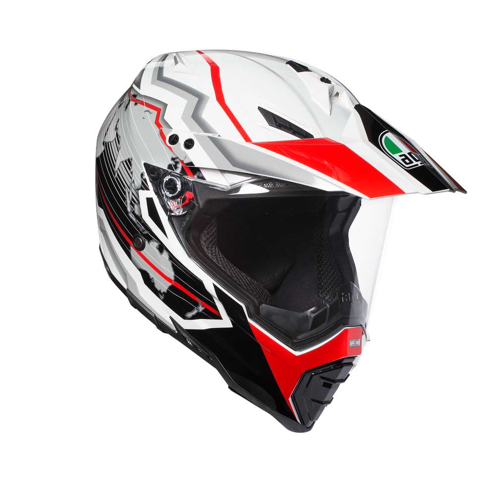 Touring motorcycle helmet: Ax-8 Dual Evo E2205 Multi - Earth White 