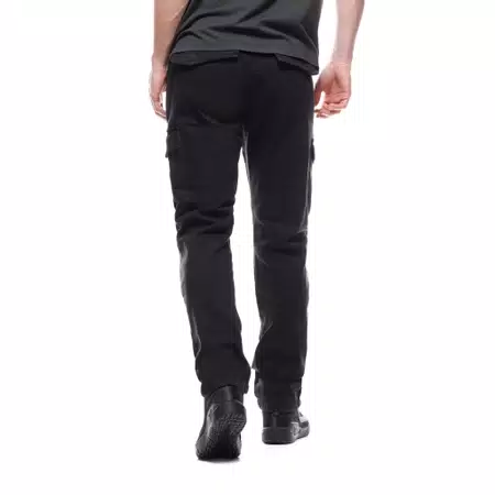 CARGO SLIM - PANTALON MOTO HOMBRE - BLACK - 4