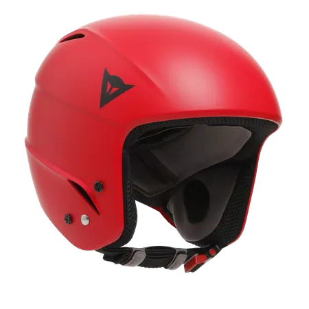 KID'S SCARABEO R001 ABS SKI HELMET - FIRE-RED - 2