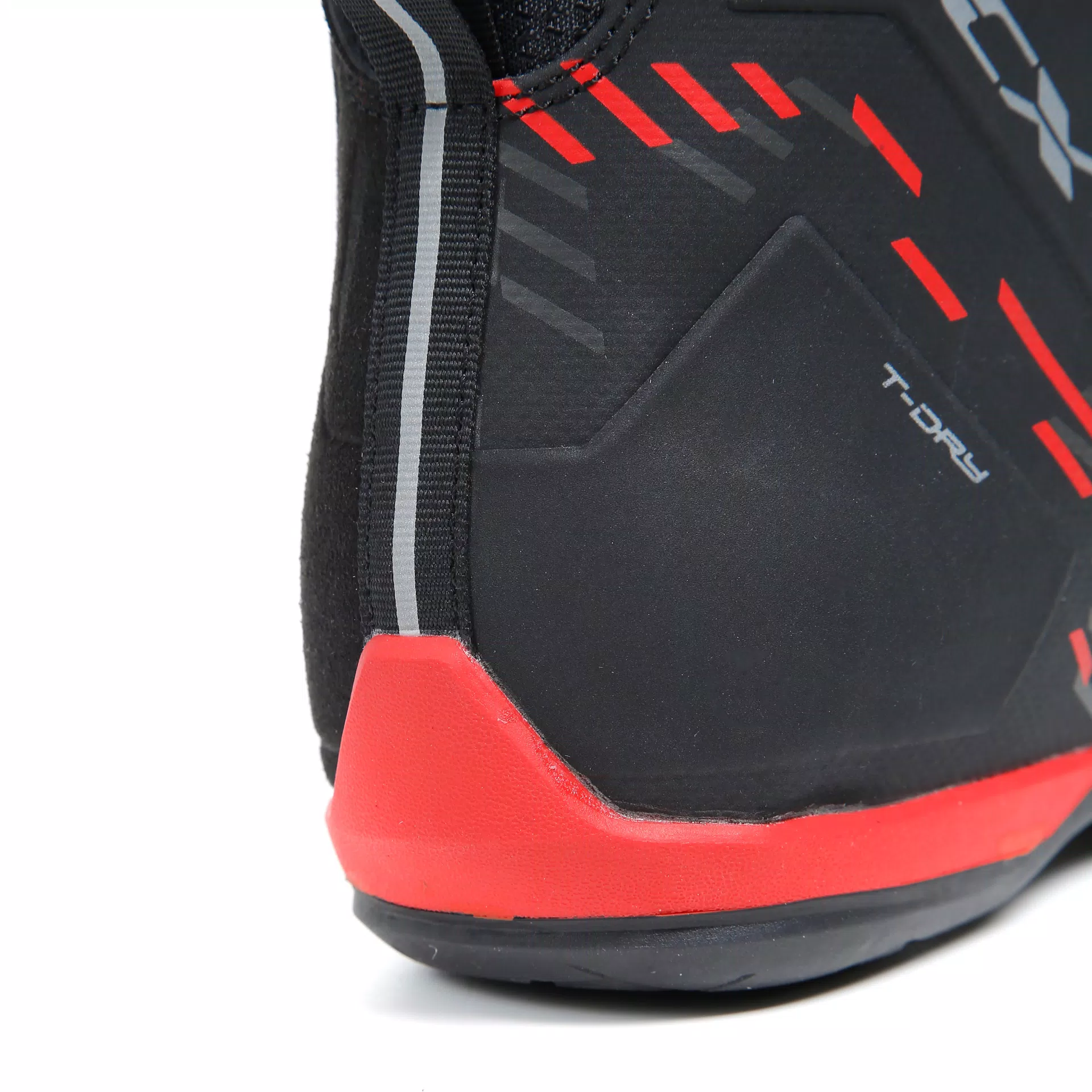 R04D WP WASSERFESTE MOTORRADSCHUHE HERREN - SCHWARZ/ROT