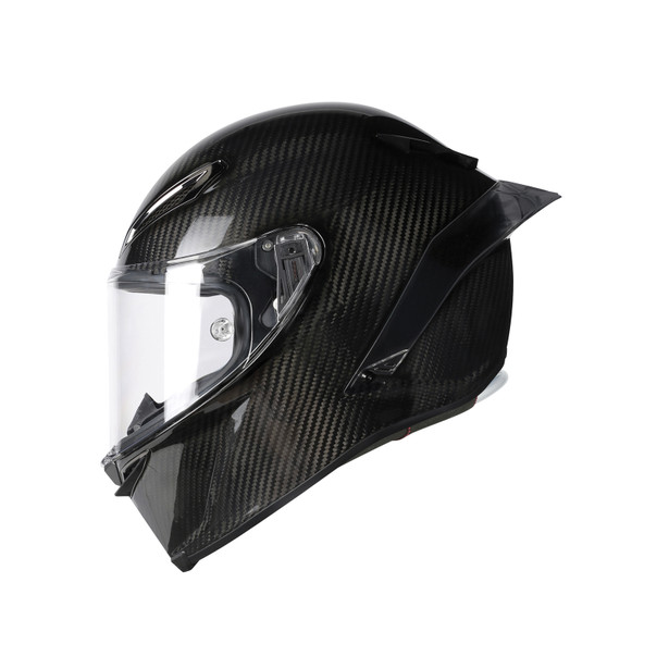 Motorcycle racing helmet: Gp track R E2205 Mono - Glossy Carbon