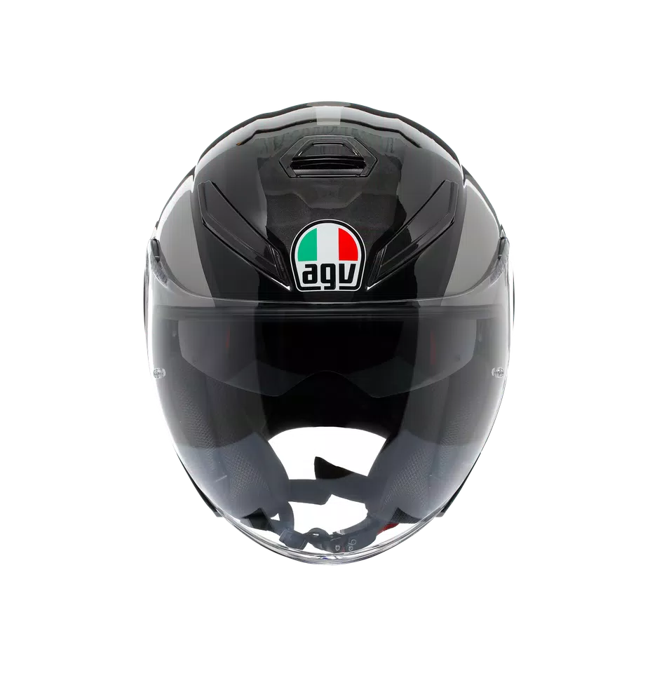 K5 JET EVO TUNE GREY/BLACK - MOTORBIKE OPEN FACE HELMET E2206 -  - 2