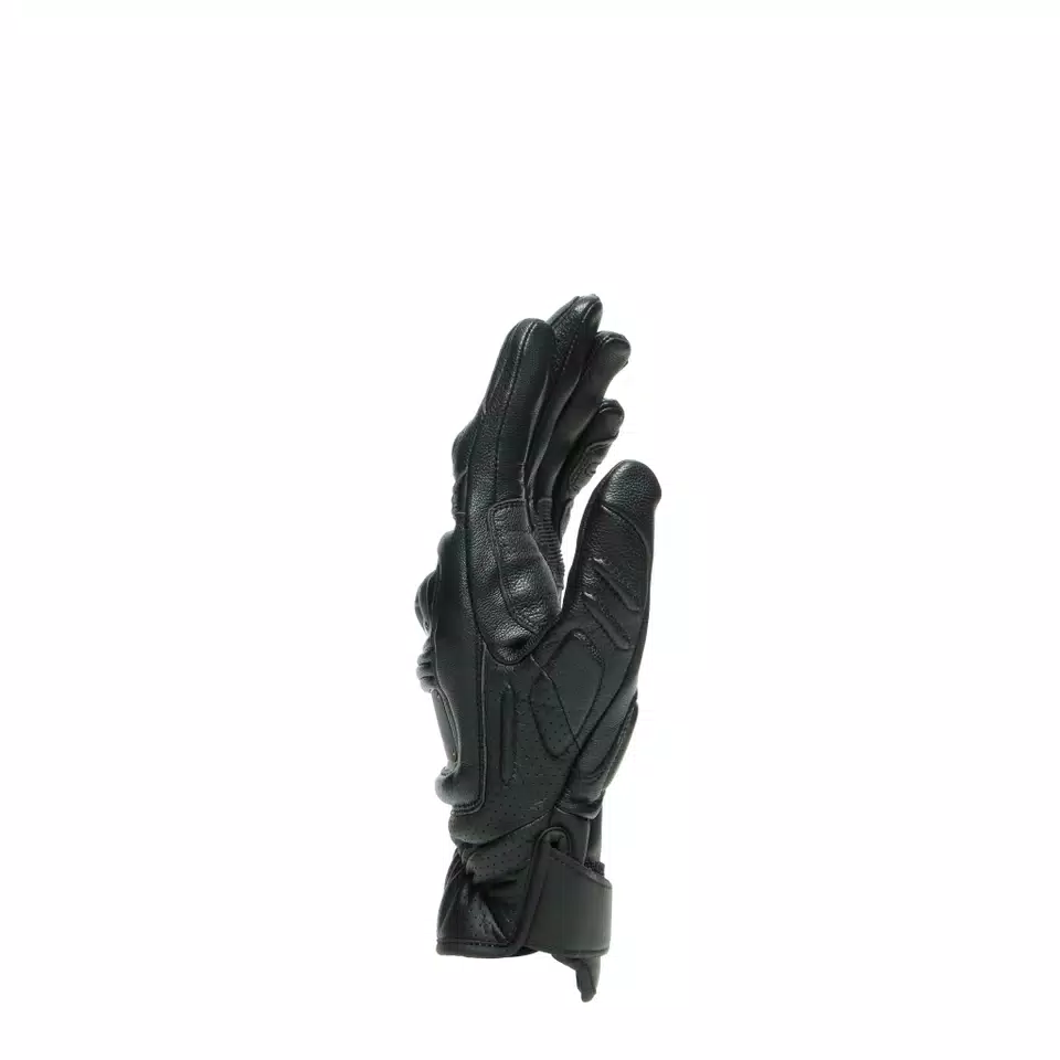 4-STROKE 2 - MEN'S MOTORCYCLE LEATHER GLOVES | BLACK/BLACK 4-STROKE 2 - MEN'S MOTORCYCLE LEATHER GLOVES | BLACK/BLACK
