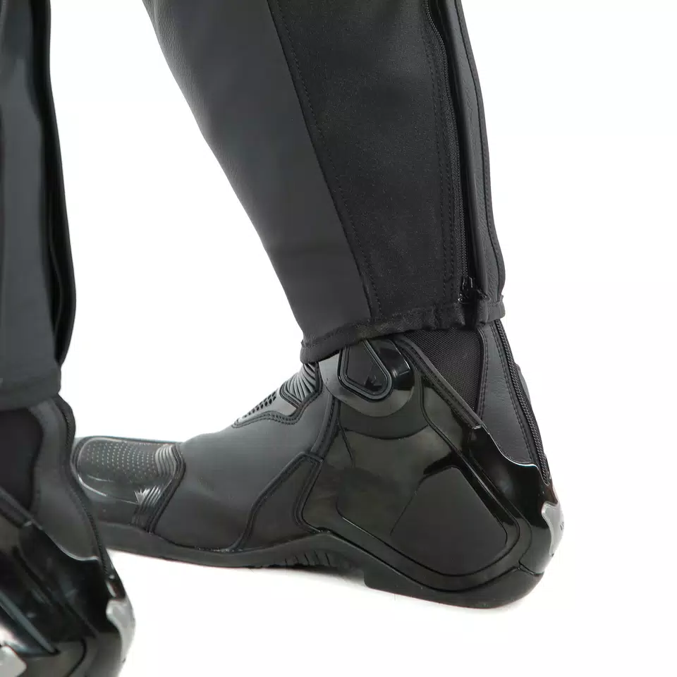 PONY 3 - MEN'S MOTORCYCLE PERFORATED LEATHER PANTS | BLACK PONY 3 - MEN'S MOTORCYCLE PERFORATED LEATHER PANTS | BLACK
