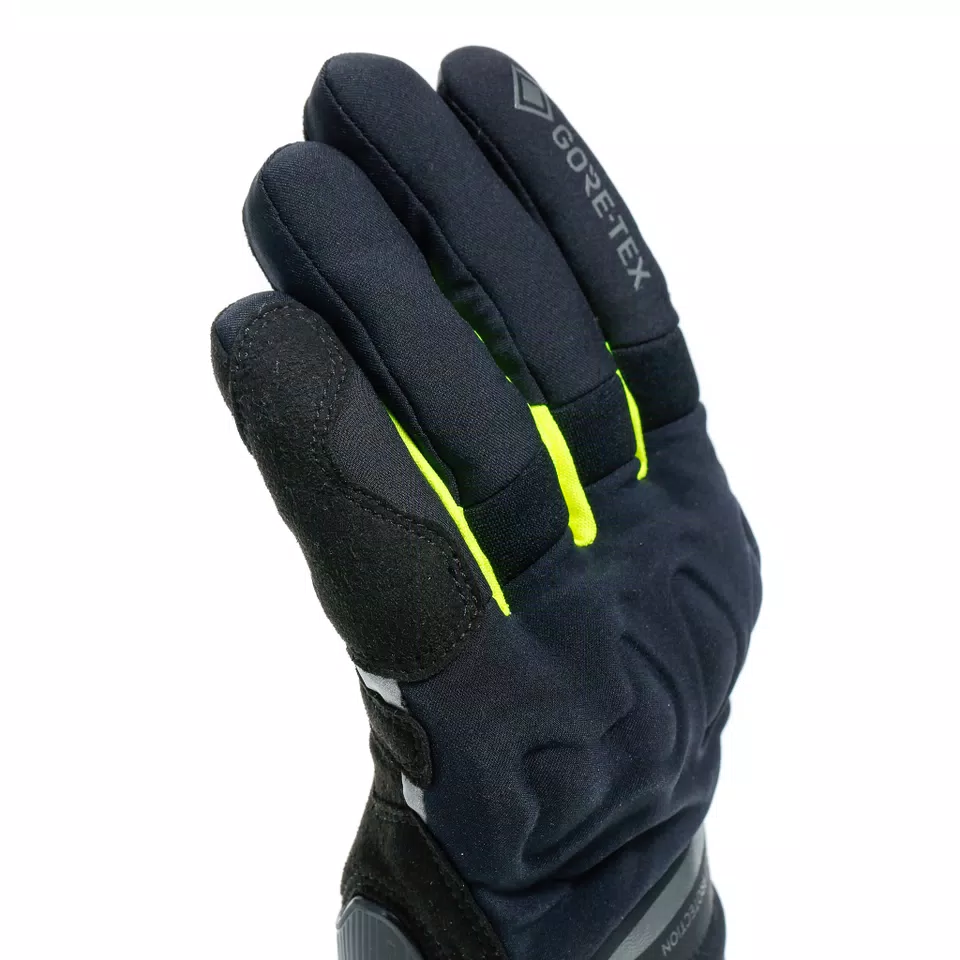 NEMBO GORE-TEX® GLOVES+GORE GRIP TECHNOLOGY - BLACK/FLUO-YELLOW - 8