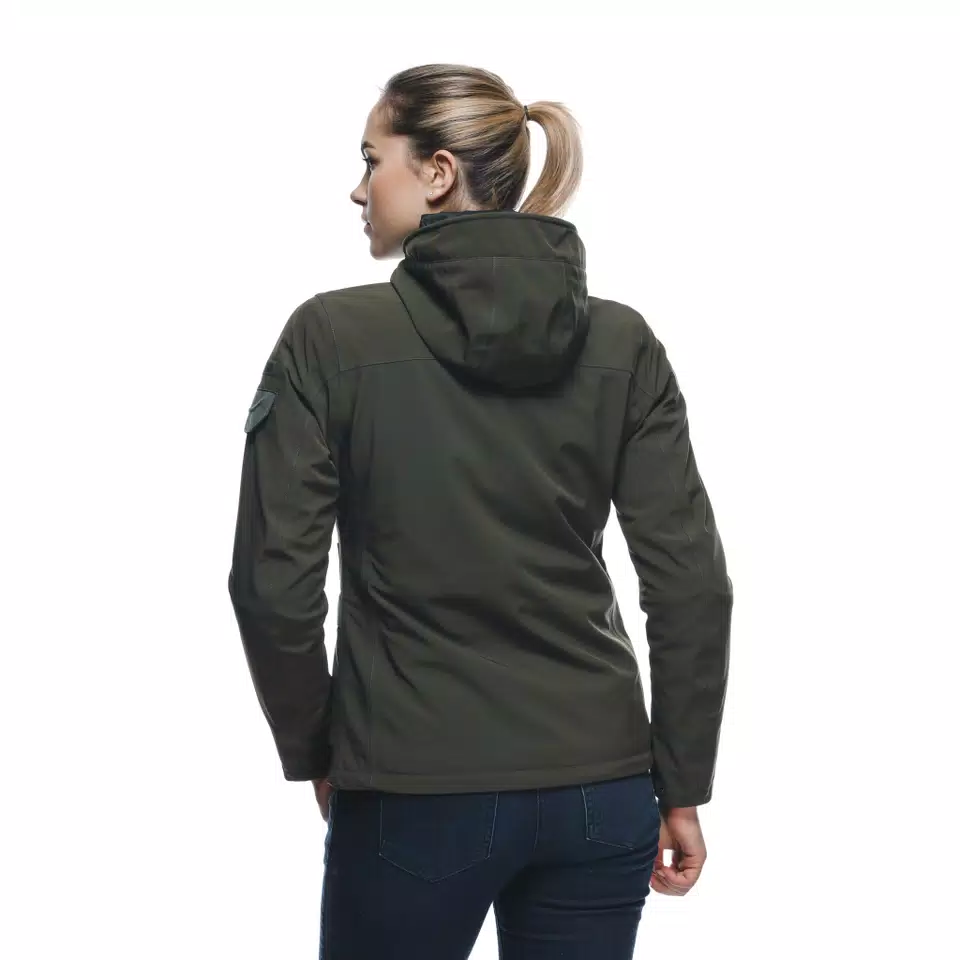 CENTRALE ABSØLUTESHELL™ PRO - WOMEN'S WATERPROOF MOTORCYCLE JACKET - GREEN - 7