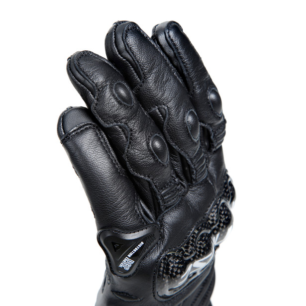 carbon-4-guanti-moto-corti-in-pelle-uomo-black-black image number 11