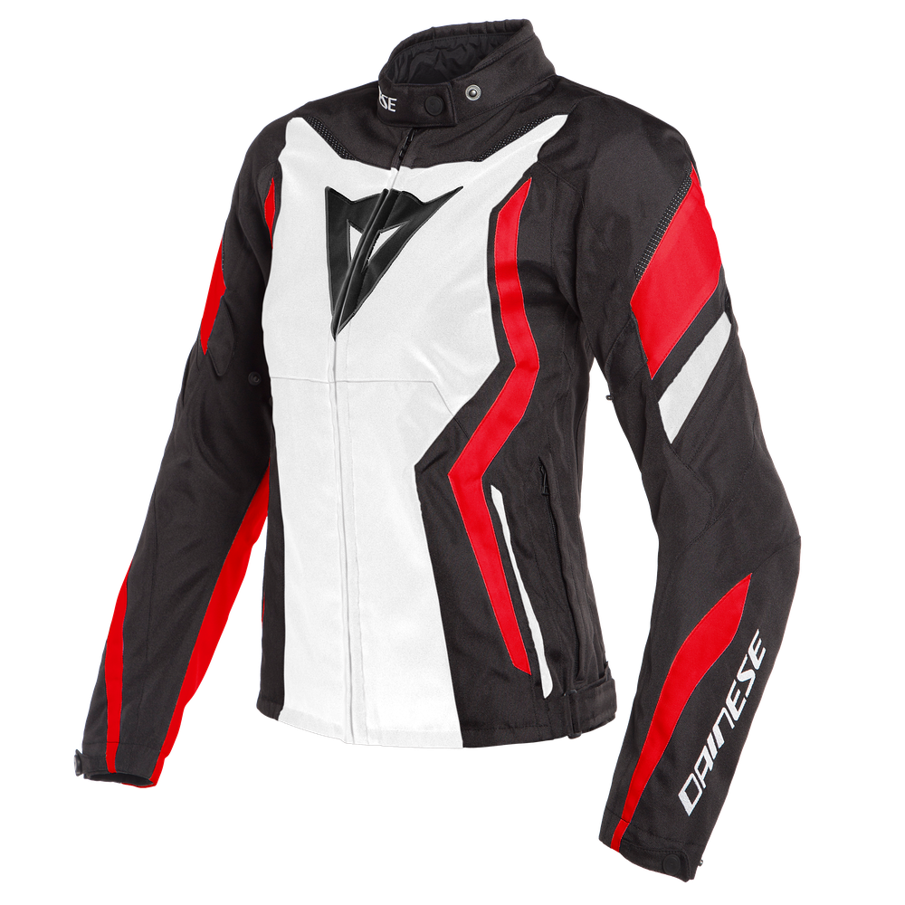 edge-lady-tex-jacket-black-matt-white-lava-red image number 0