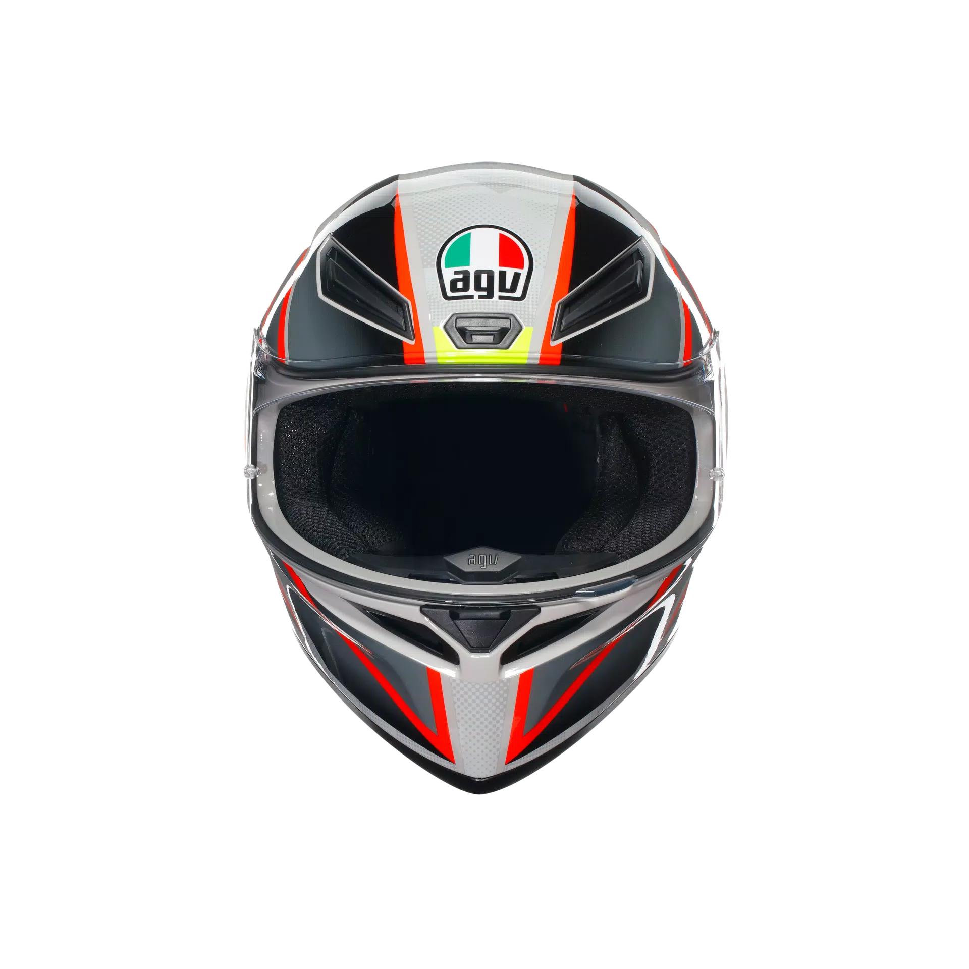 K1 S BLIPPER GREY/RED - CASCO MOTO INTEGRALE E2206