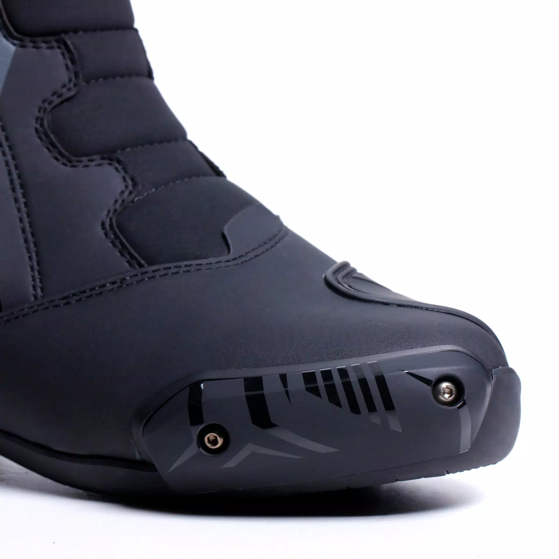 S-TR1 WOMEN'S MOTORCYCLE BOOTS - BLACK/PEARL WHITE