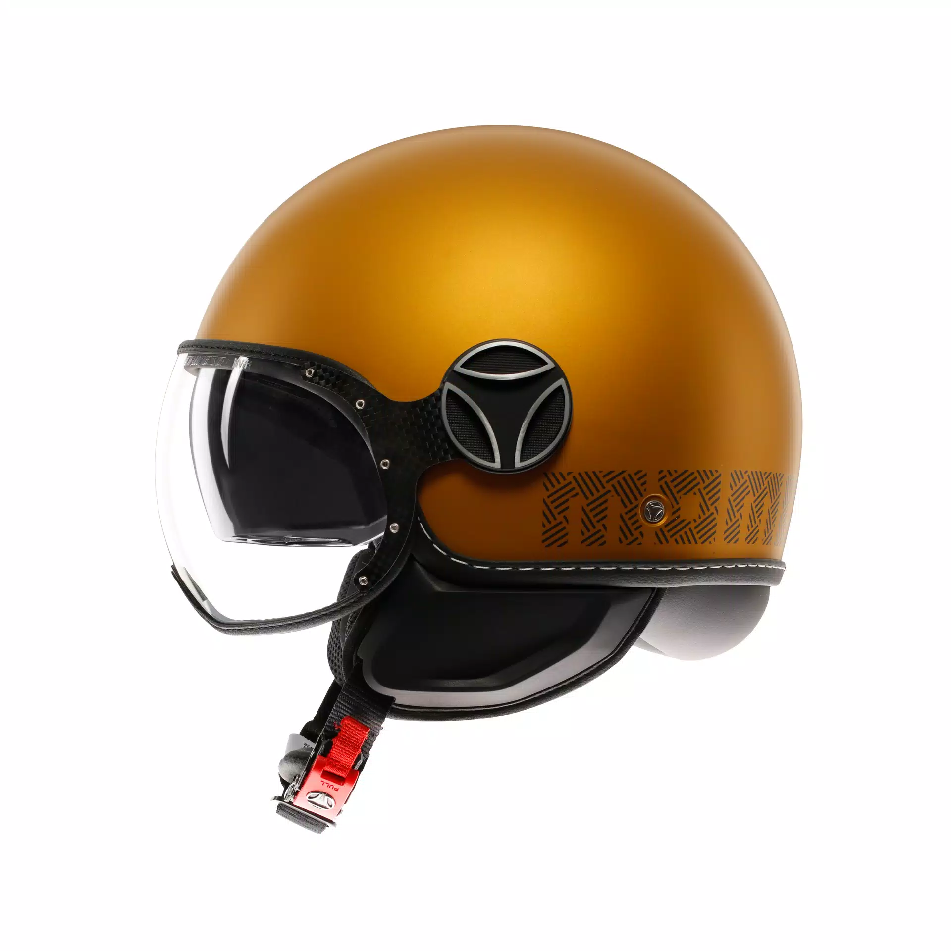MOMODESIGN FGTR EVO MATT OCRA  / GREY - JET HELMET WITH DUAL VISOR E2206