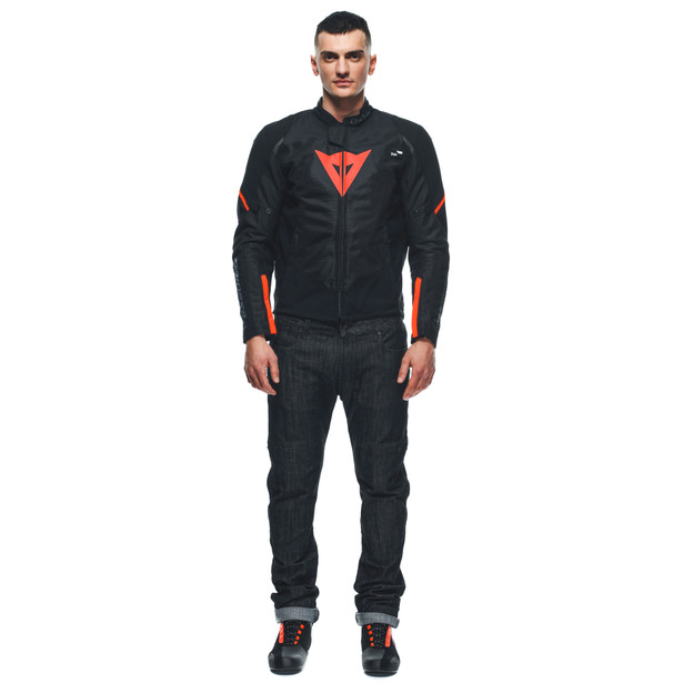 smart-jacket-ls-sport-black-fluo-red image number 2
