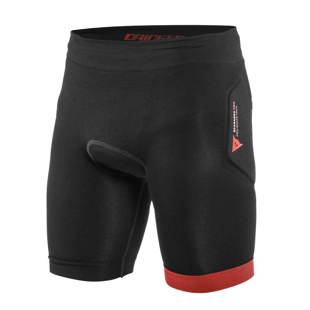 scarabeo-pantalones-cortos-protectores-de-bici-ni-os-black-red image number 0