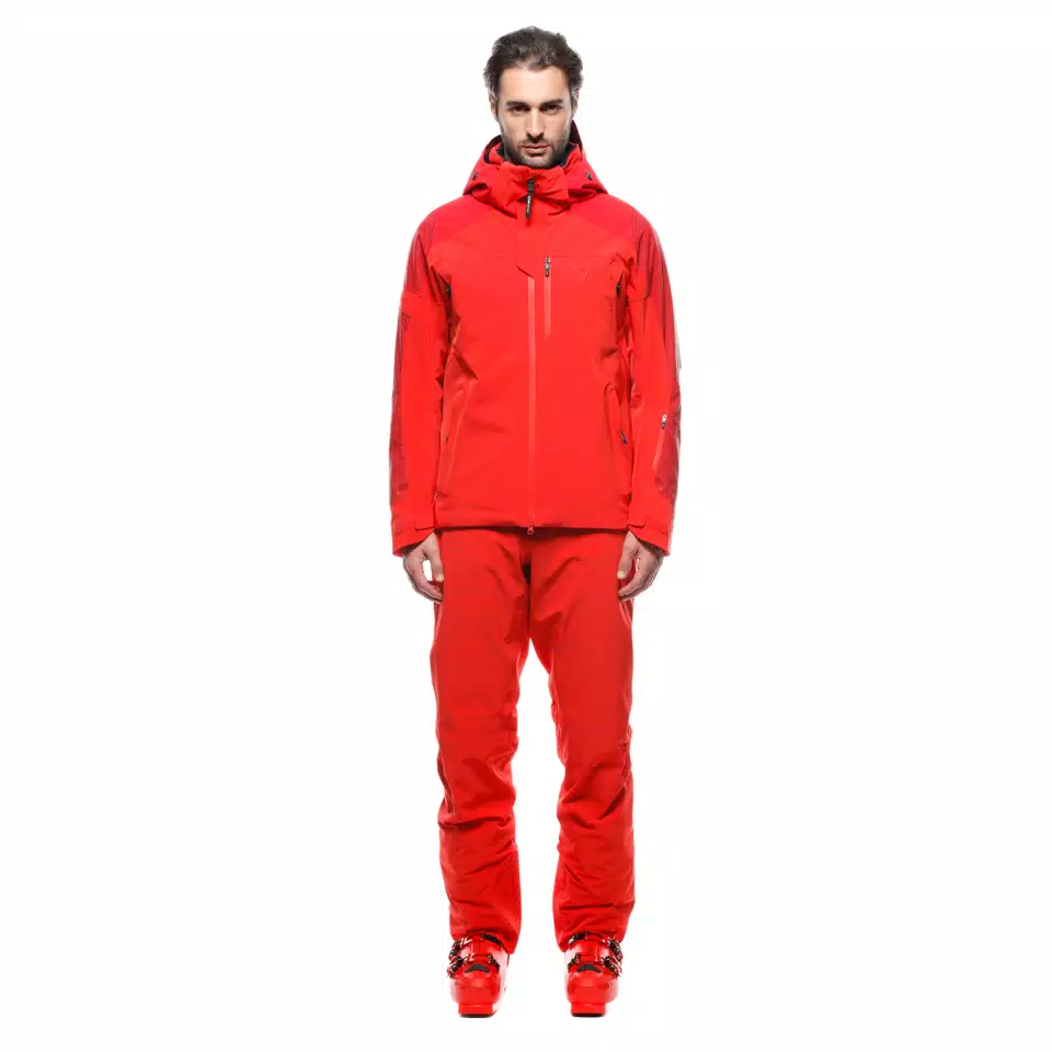 MEN'S S002 DERMIZAX EV™ CORE READY SKI JACKET - HIGH-RISK-RED - 3