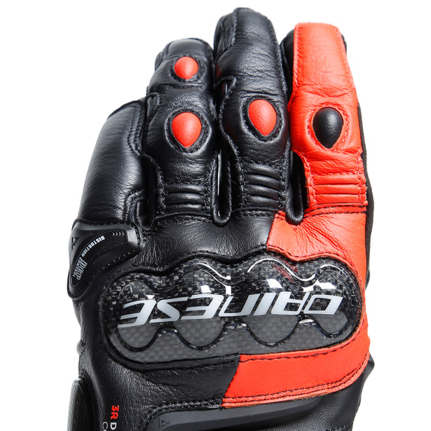 carbon-4-short-leather-gloves image number 7