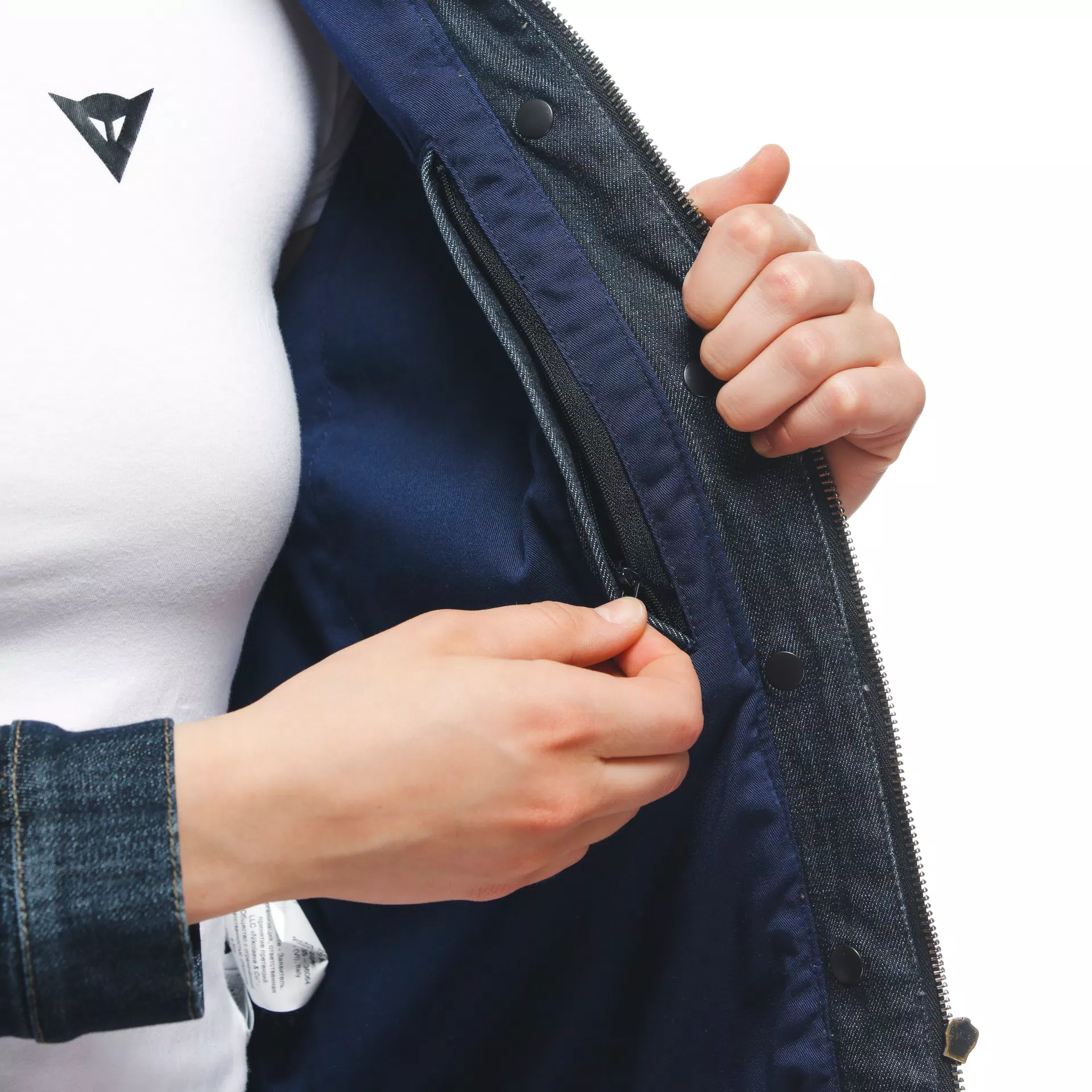 DENIM TEX - WOMEN'S MOTORCYCLE JACKET IN FABRIC