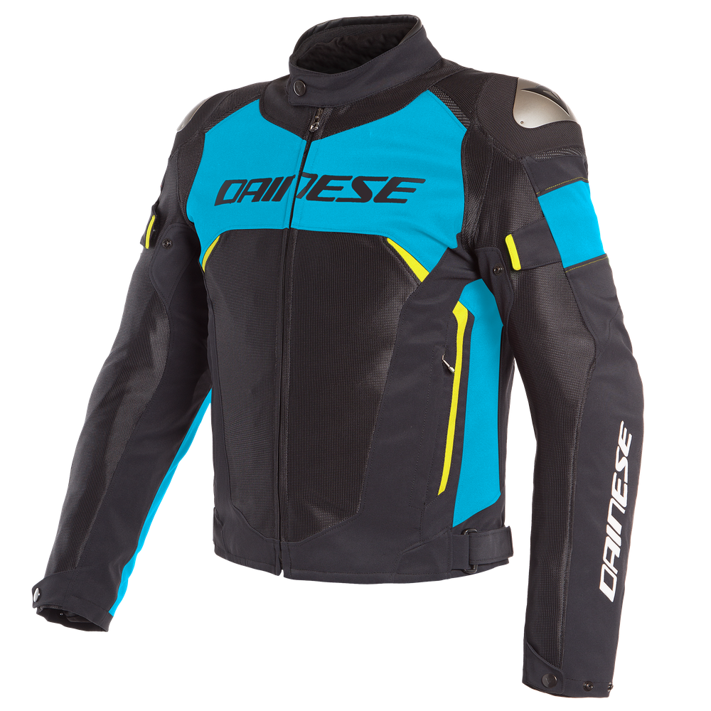 dinamica-air-d-dry-jacket-black-fire-blue-fluo-yellow image number 0