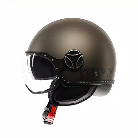 MOMODESIGN FGTR EVO MATT BRONZE / STONE - JET HELMET WITH DUAL VISOR E2206 -  - 4