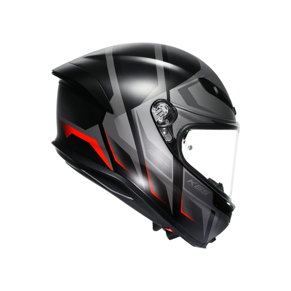 k6-s-e2206-karve-matt-black-grey-red image number 2