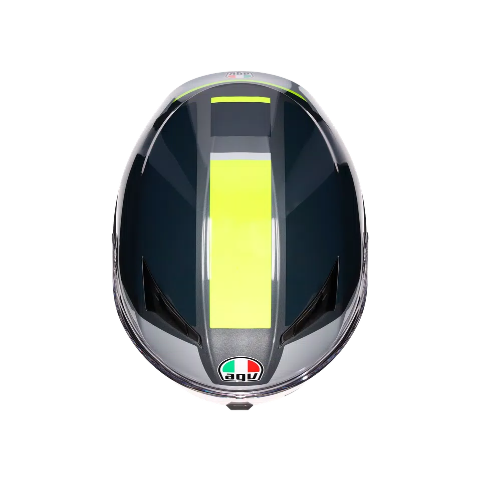 K3 SHADE GREY/YELLOW FLUO - CASQUE MOTO INTÉGRAL E2206 -  - 7