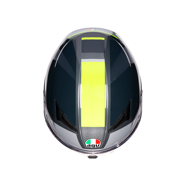 k3-shade-grey-yellow-fluo-casco-moto-integrale-e2206 image number 6