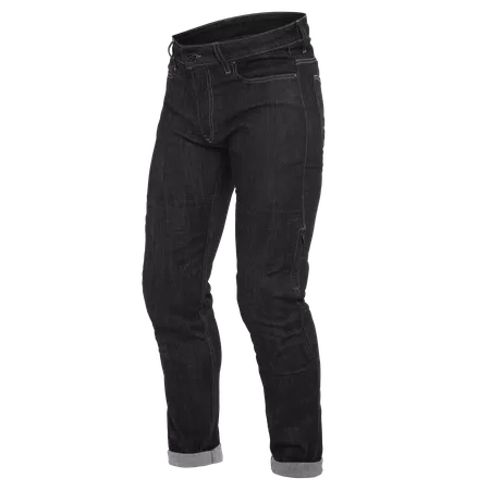 DENIM SLIM - MEN'S MOTORCYCLE JEANS - BLACK - 1