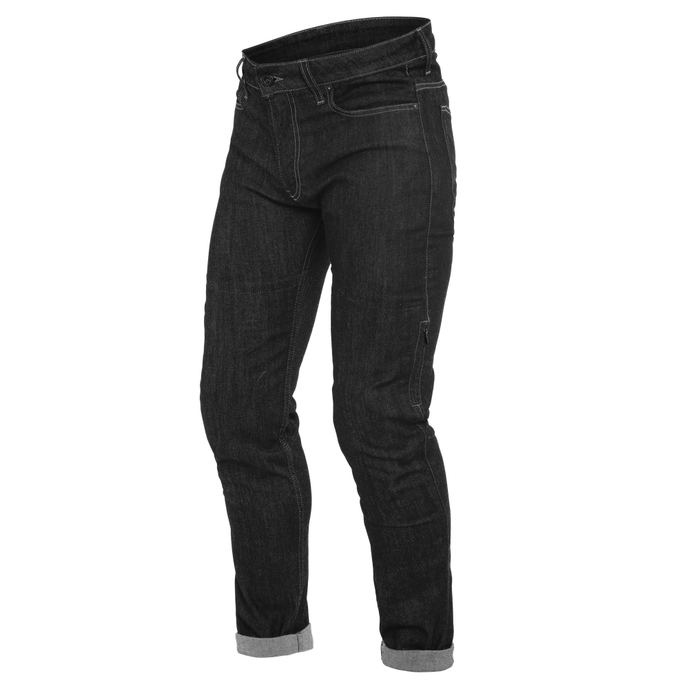 denim-slim-jeans-moto-uomo-black image number 0