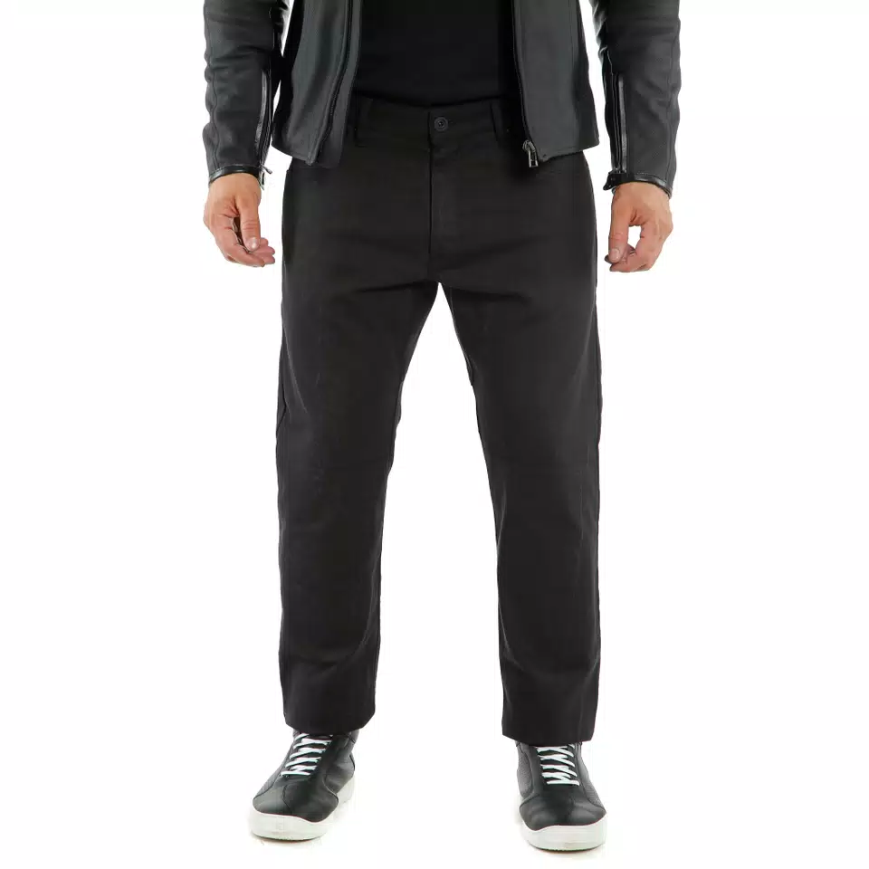 CASUAL REGULAR - MEN'S MOTORCYCLE PANTS IN FABRIC | BLACK CASUAL REGULAR - MEN'S MOTORCYCLE PANTS IN FABRIC | BLACK