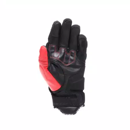 REACTO CARBON SHORT GLOVES - BLACK/RED-LAVA - 3