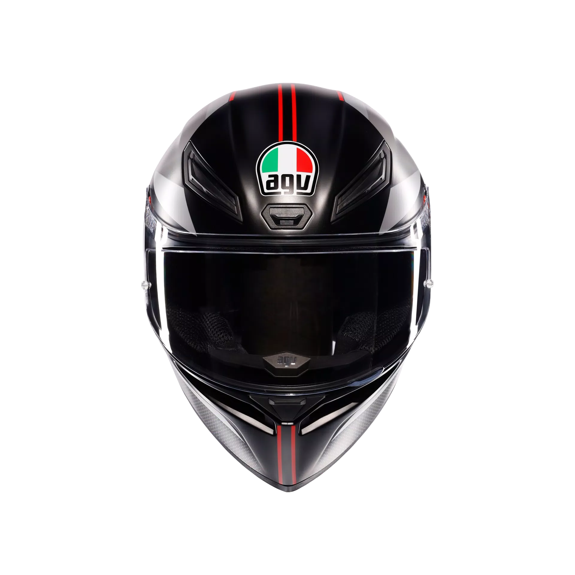 K1 S LAP MATT BLACK/GREY/RED - CASCO MOTO INTEGRALE E2206